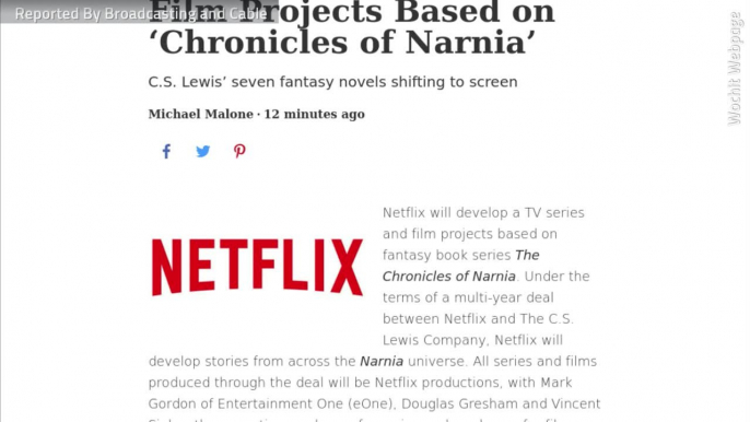 Netflix to Develop TV, Film Projects Based On Works By C.S. Lewis