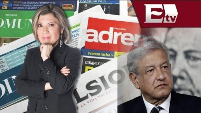 Andrés Manuel López Obrador reaparece / Duro y a las Cabezas con Ivonne Melgar