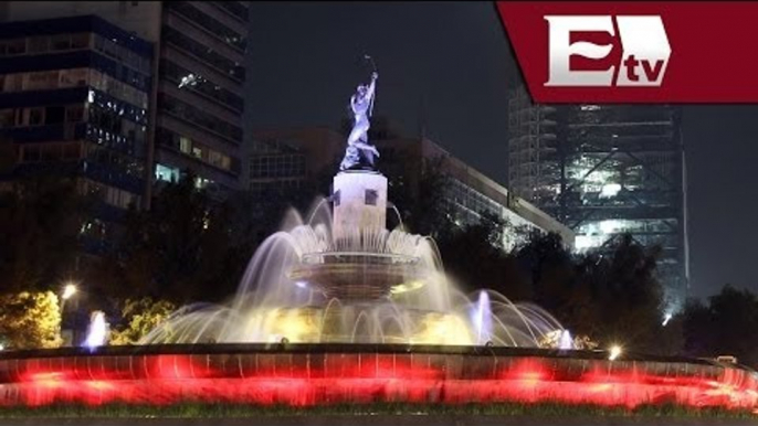 Iluminan monumentos capitalinos para concientizar sobre el cáncer/ Comunidad Yazmin Jalil