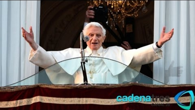 Concluye Pontificado de Benedicto XVI; ya descansa en Castel Gandolfo