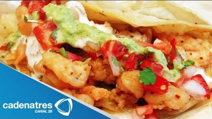 Receta para preparar tacos de mariscos. Tacos de mariscos / Recetas fáciles y rápidos