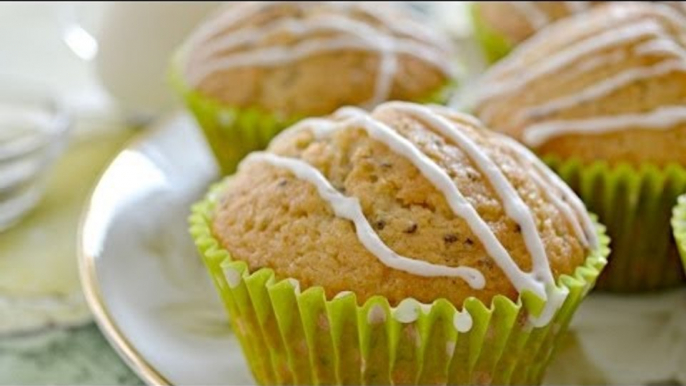 Receta de muffins de limón con semillas de amapola / Lemon muffins with poppy seeds