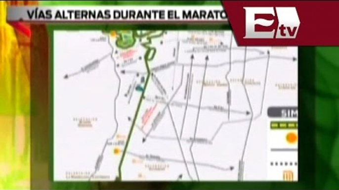 Rutas alternas paras automovilistas durante el Maratón de la Ciudad de México/ Comunidad