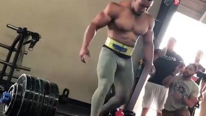 Huge 745lb (338kg) x8 deadlift PR by  arrywheels