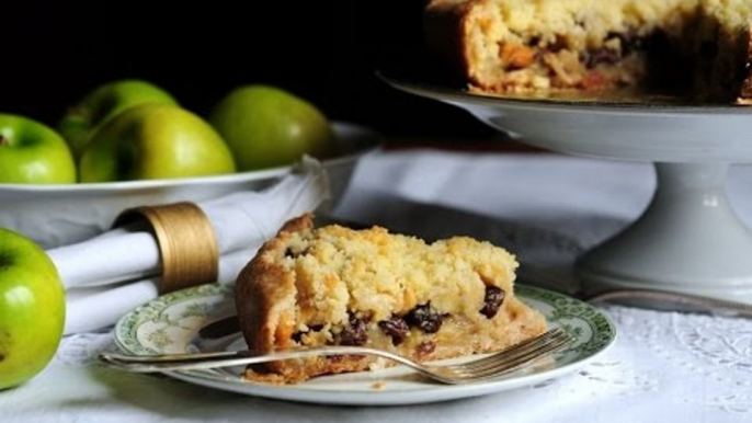 Cómo hacer crumble de manzana y pasas light / postres bajos en calorías