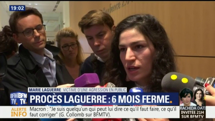 Violences sexistes: "Il faut une tolérance zéro" estime Marie Laguerre alors que son agresseur a été condamné à 6 mois ferme