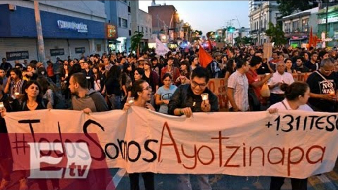 Marchan en Chilpancingo en exigencia de la aparición de los normalistas