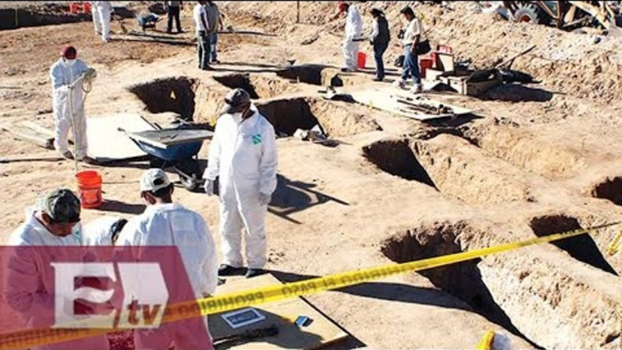 662 cuerpos encontrados en fosas clandestinas desde el 2006: PGR/ Vianey Esquinca