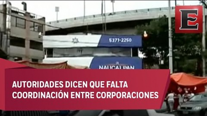 Habitantes de Naucalpan viven con temor de asaltos en transporte público