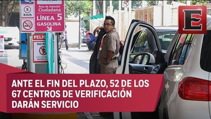 Verificentros capitalinos extienden su horario este 30 de octubre