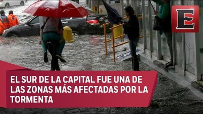 Intensas lluvias en la CDMX dejan severas inundaciones