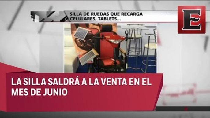 Alumnos del IPN crean silla de ruedas que recarga dispositivos móviles