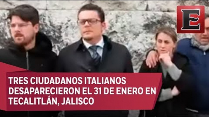 Familiares de italianos desaparecidos en México exigen resultados de la investigación