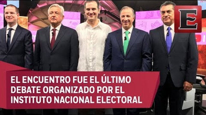 Acusaciones de corrupción domina tercer debate presidencial