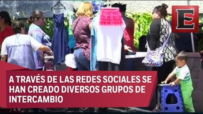 Mujeres optan por el trueque o venta de objetos para obtener ingresos