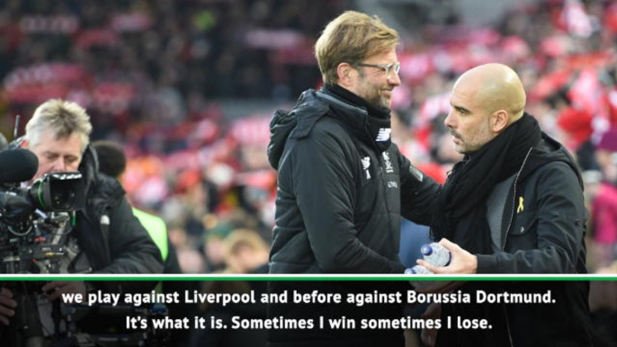 It's not Guardiola against Klopp...it's Liverpool v Man City