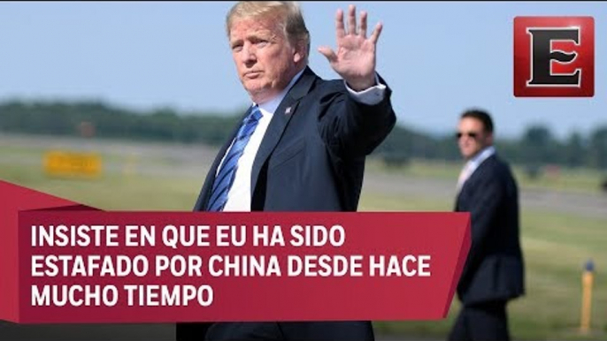 Trump amenaza con más aranceles a China