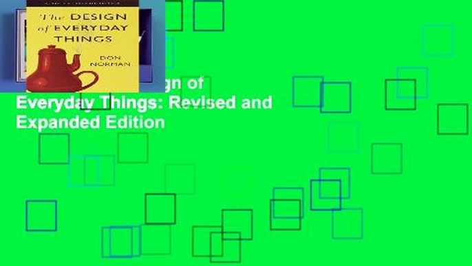 Review  The Design of Everyday Things: Revised and Expanded Edition