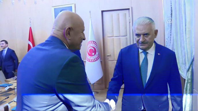 TBMM Başkanı Yıldırım, ASO, ATO ve TBMM Spor Kulübü heyetlerini kabul etti - TBMM