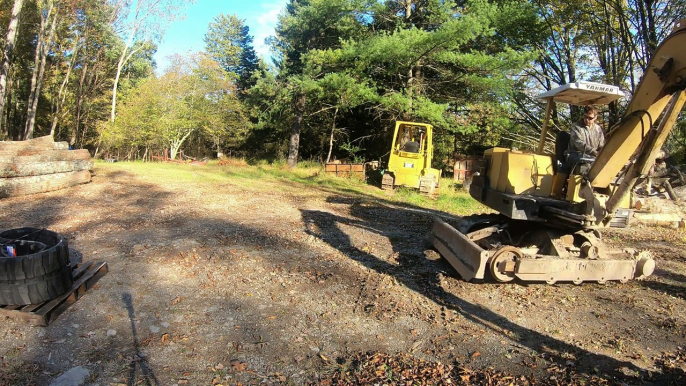 How to install an excavator track