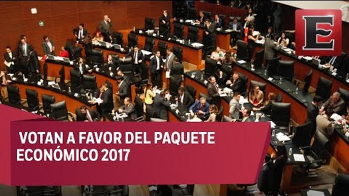 Senadores aprueban ley de ingresos 2017