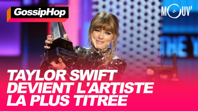 Taylor Swift devient l'artiste la plus titrée