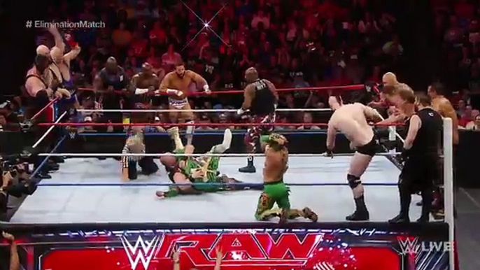 Team U.S.A. vs. The Multinational Alliance - 16-Man Elimination Tag Team Match Raw