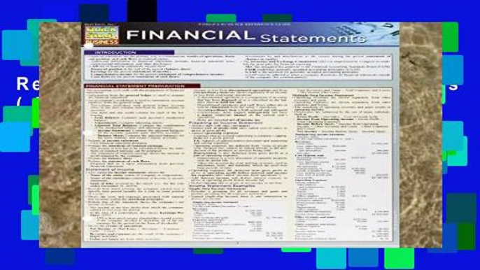 Review  Financial Statements (Quick Study Business)