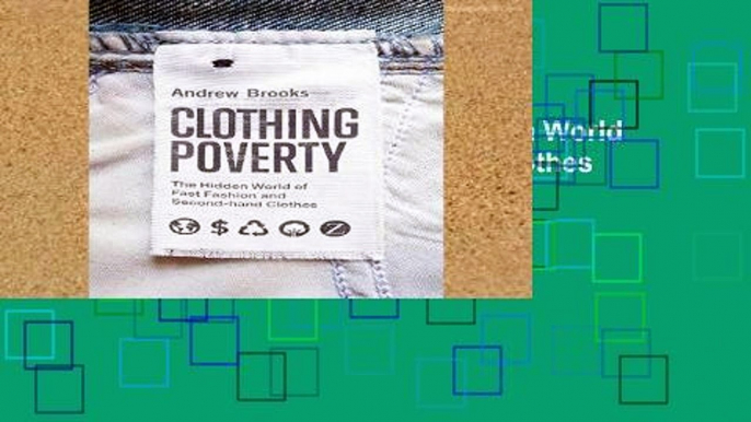 Review  Clothing Poverty: The Hidden World of Fast Fashion and Second-Hand Clothes