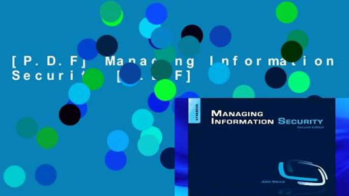 [P.D.F] Managing Information Security [P.D.F]