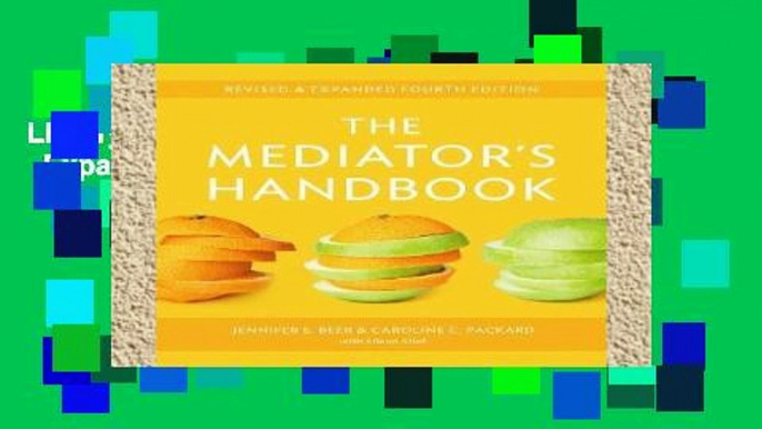 Library  The Mediator s Handbook: Revised   Expanded fourth edition