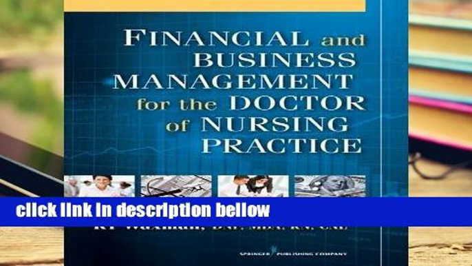 Library  Financial and Business Management for the Doctor of Nursing Practice