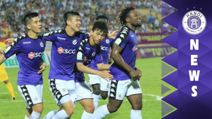 CLB Hà Nội ăn mừng chức vô địch V.League sau chiến thắng trước SLNA | HANOI FC