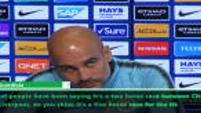 It's a five horse race - Guardiola on Premier League title race