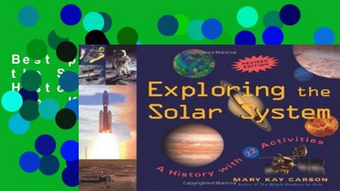 Best product  Exploring the Solar System: A History with 22 Activities (For Kids)