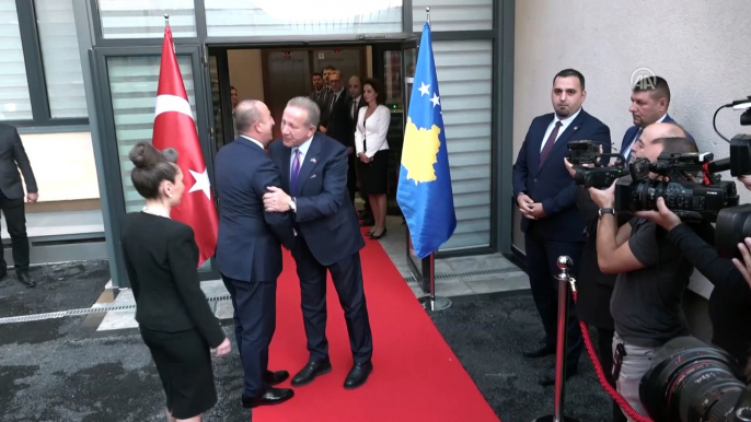 Dışişleri Bakanı Çavuşoğlu, Kosova Dışişleri Bakanı Pacolli ile görüştü - PRİŞTİNE