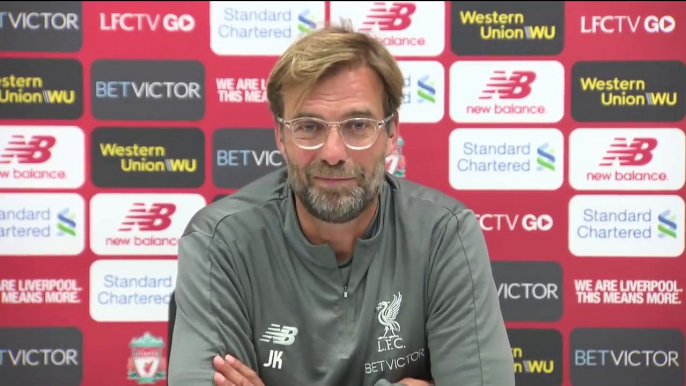 Jürgen Klopp's pre-Huddersfield press conference