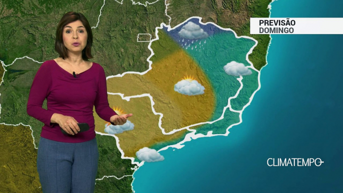 Previsão Sudeste – Pouca chuva e temperaturas amenas