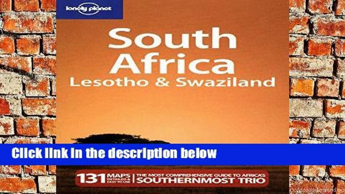 F.R.E.E [D.O.W.N.L.O.A.D] South Africa Lesotho and Swaziland (Lonely Planet Country Guides)