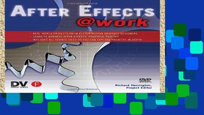 Best product  After Effects @ Work: DV Expert Series