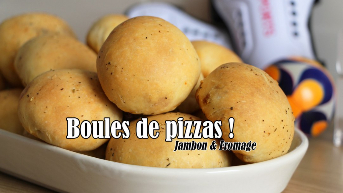 #LGDK : Boules de pizza (Pizza bowls) : Jambon & Fromage