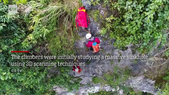 This massive cave was discovered in China