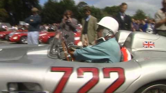 Stirling Moss Mercedes 300 SLR at Goodwood Festival of Speed