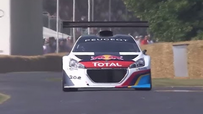 Sebastien Loeb Peugeot 208 T16 Pikes Peak hillclimb Run | Festival of Speed