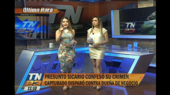 Presunto sicario confesó su crimen, capturado disparó contra dueña de negocio en zona 1.