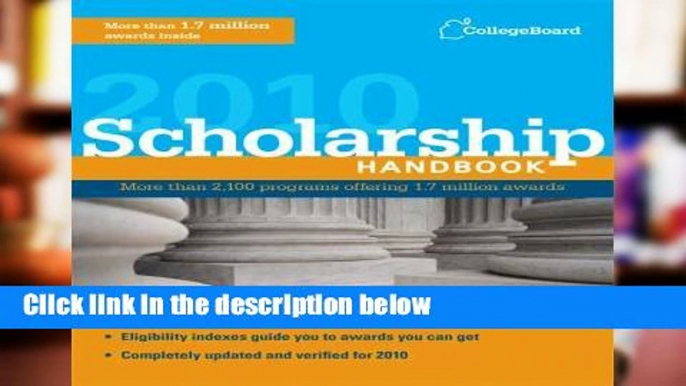 [P.D.F] Scholarship Handbook 2010 (College Board Scholarship Handbook) [E.B.O.O.K]