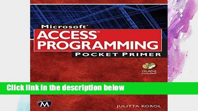 F.R.E.E [D.O.W.N.L.O.A.D] Access Programming: Pocket Primer [P.D.F]