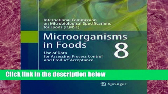 [P.D.F] Microorganisms in Foods 8: Use of Data for Assessing Process Control and Product