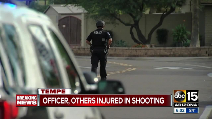 Investigation underway after two officers shot in Tempe