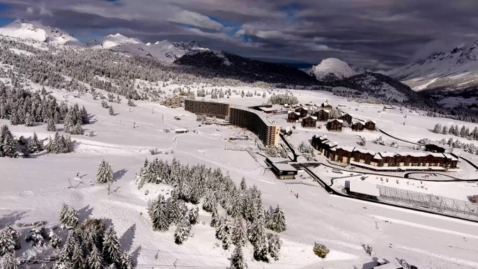 Hautes-Alpes : paysage féerique dans le Dévoluy après les premières chutes de neige